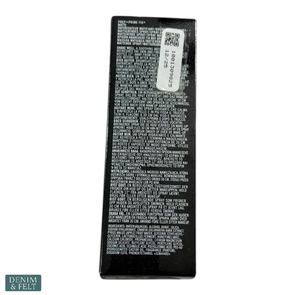 NEW MAC Prep + Prime Fix+ Matte Setting Spray Oil Control Pore Blur 3.4oz